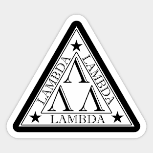 Lambda Lambda Lambda Sticker